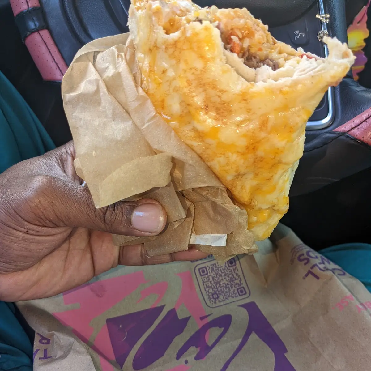 Double Steak Cheese Burrito