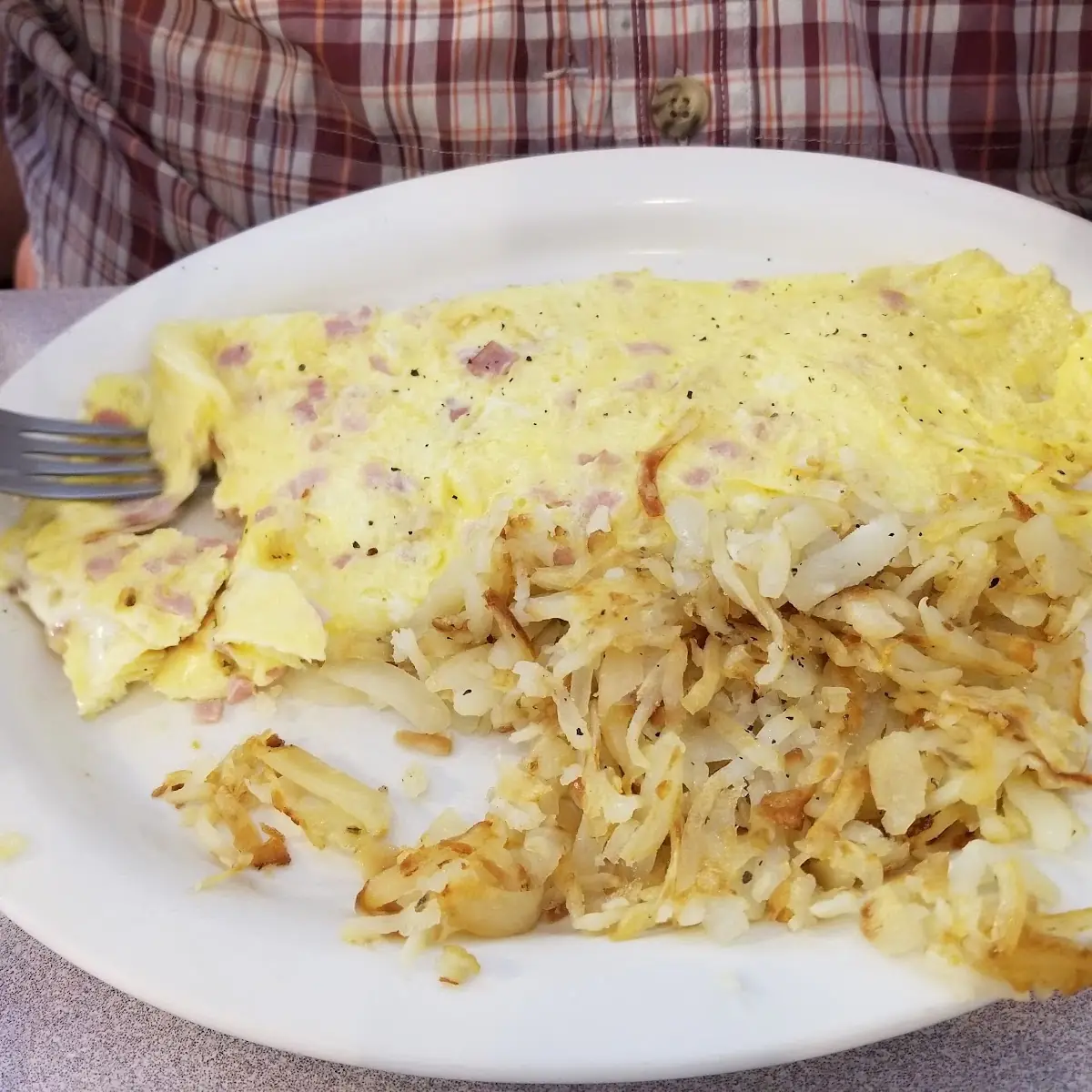 Ham and Cheese Omelette