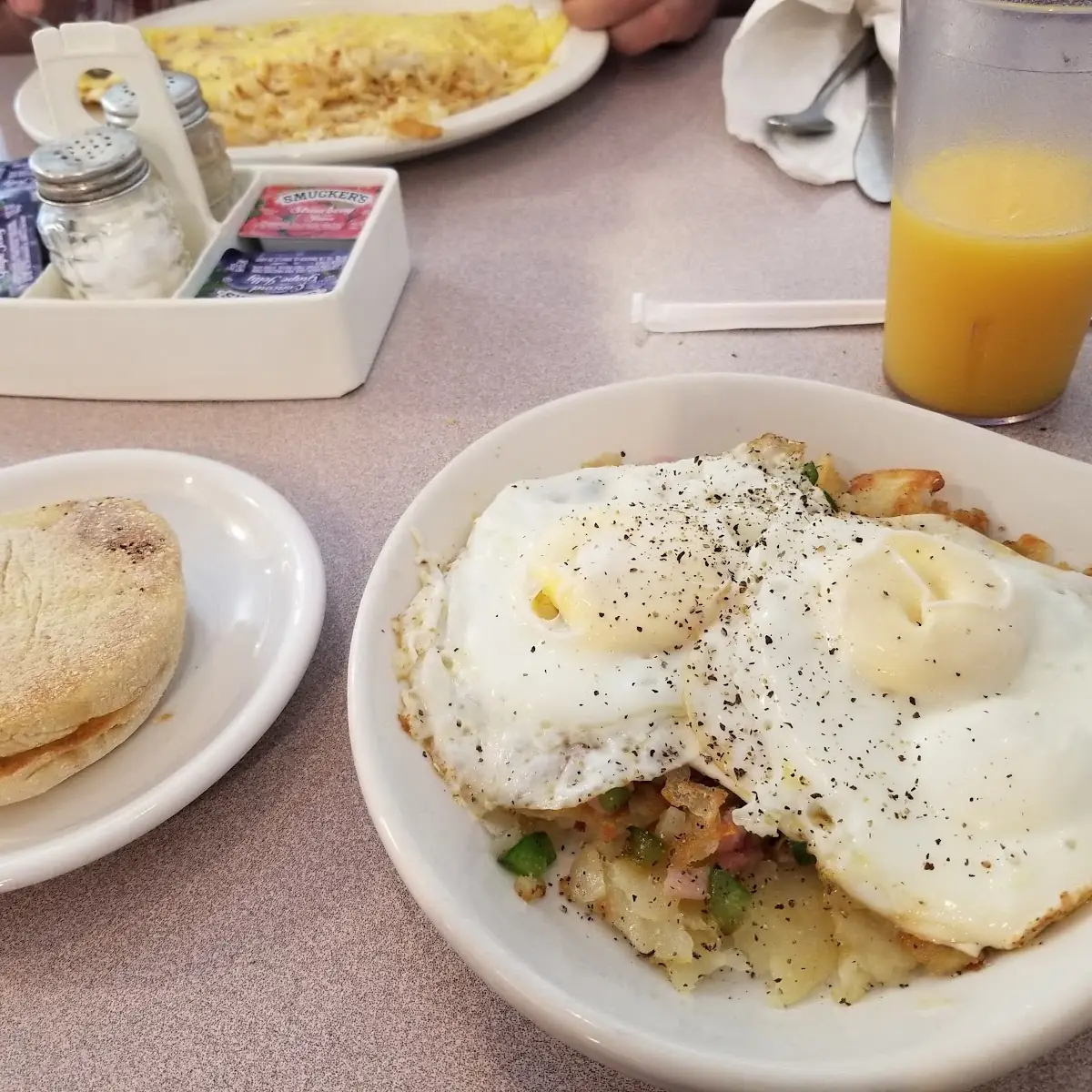 House Skillet 2 Eggs Basted