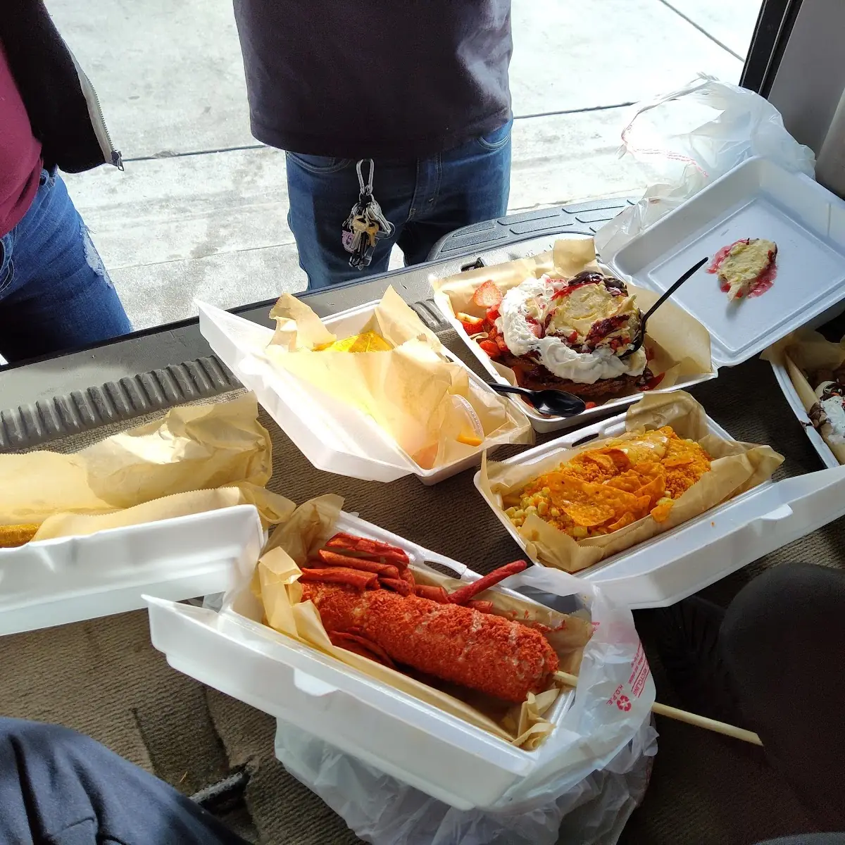 I Got a Street Corn with Takis It Is Bom