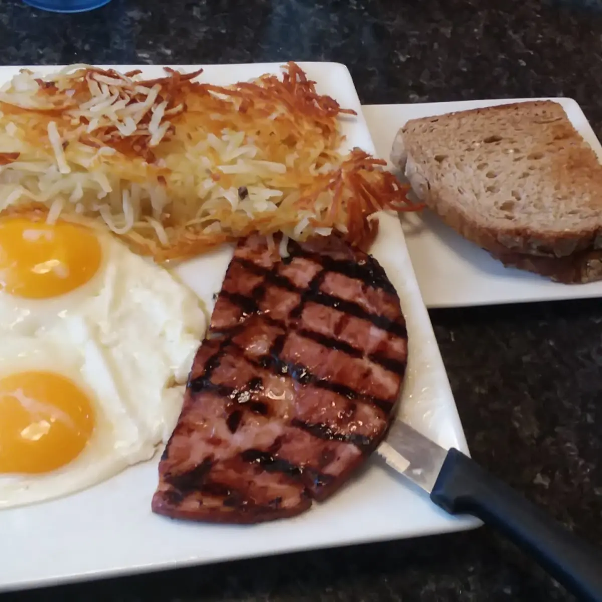 Eggs Ham & Hash Brown