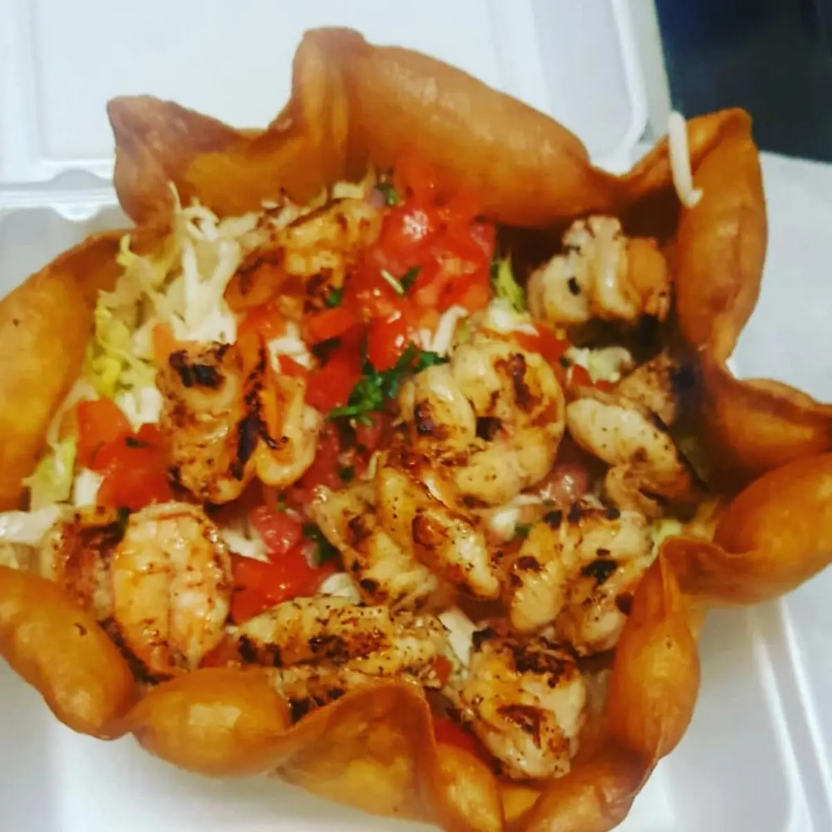 Shrimp Taco Salad