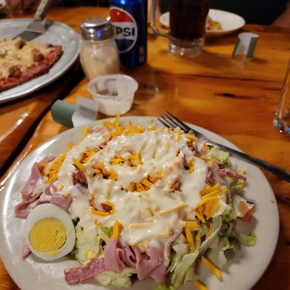 Chef Salad with Ranch Dressing