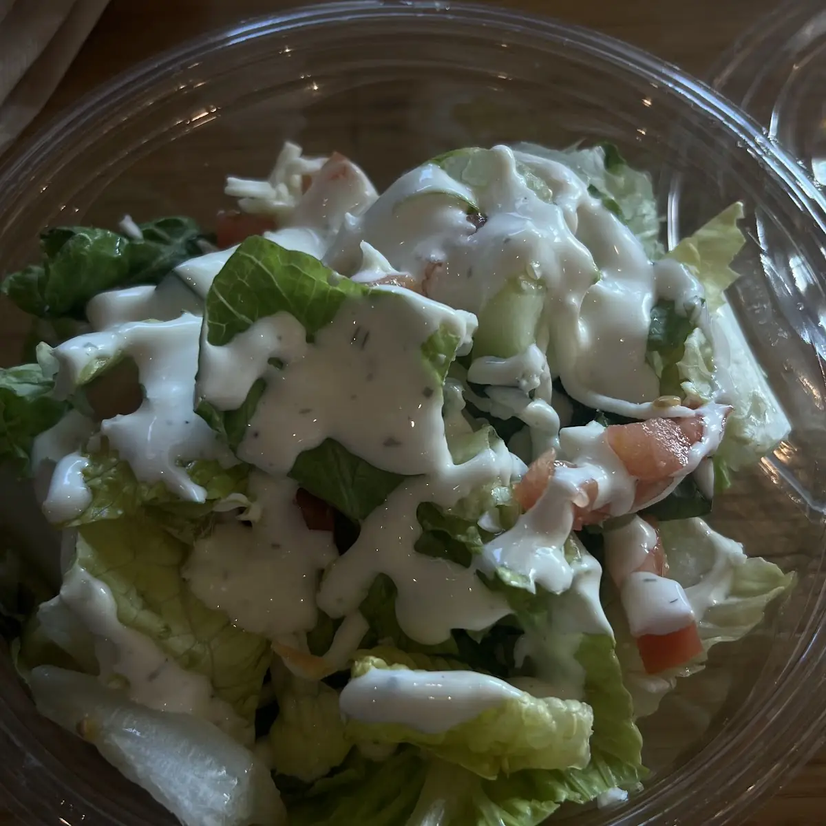 House Salad with Ranch Dressing