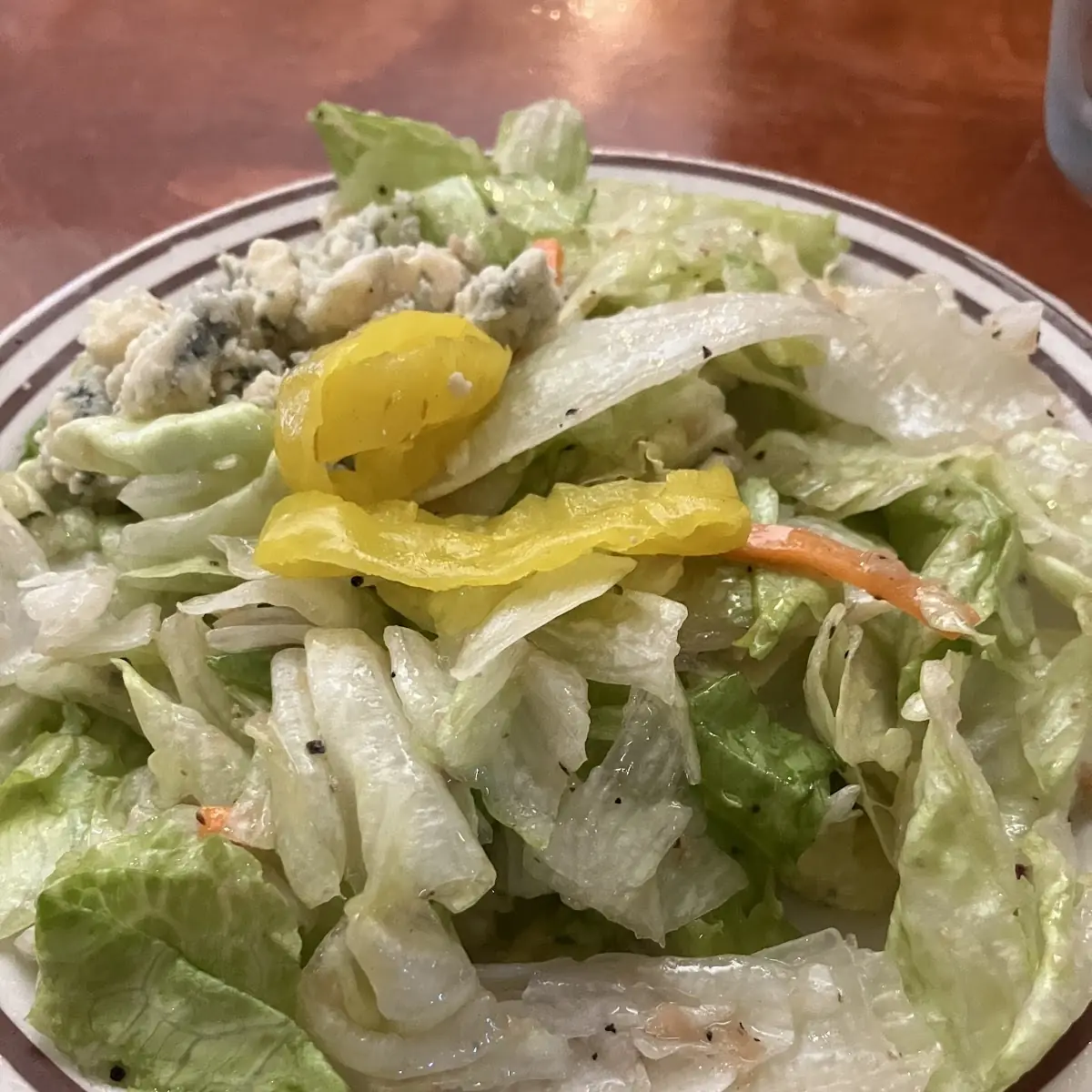 House Salad with Bleu Cheese Crumbles