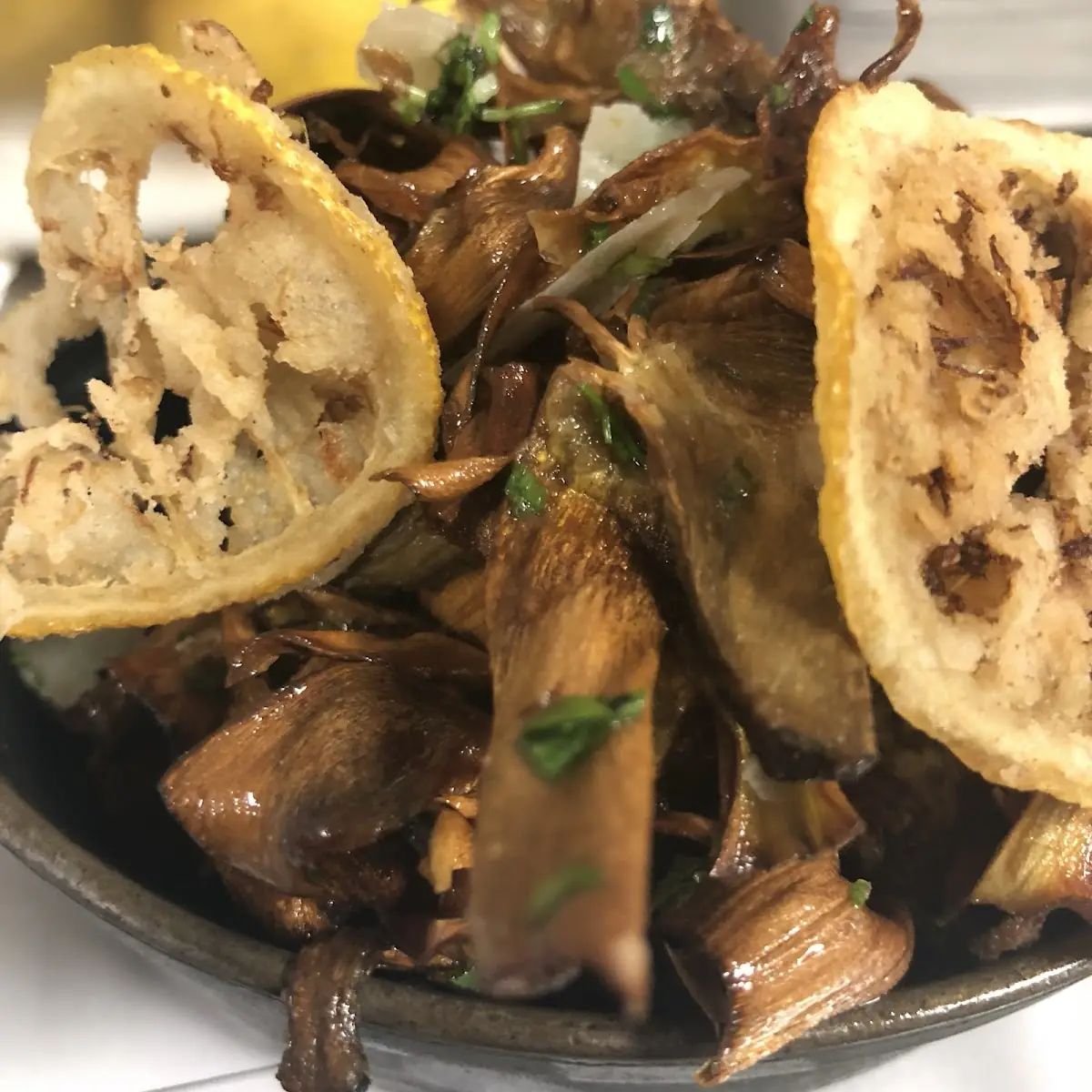 Fried Baby Artichokes