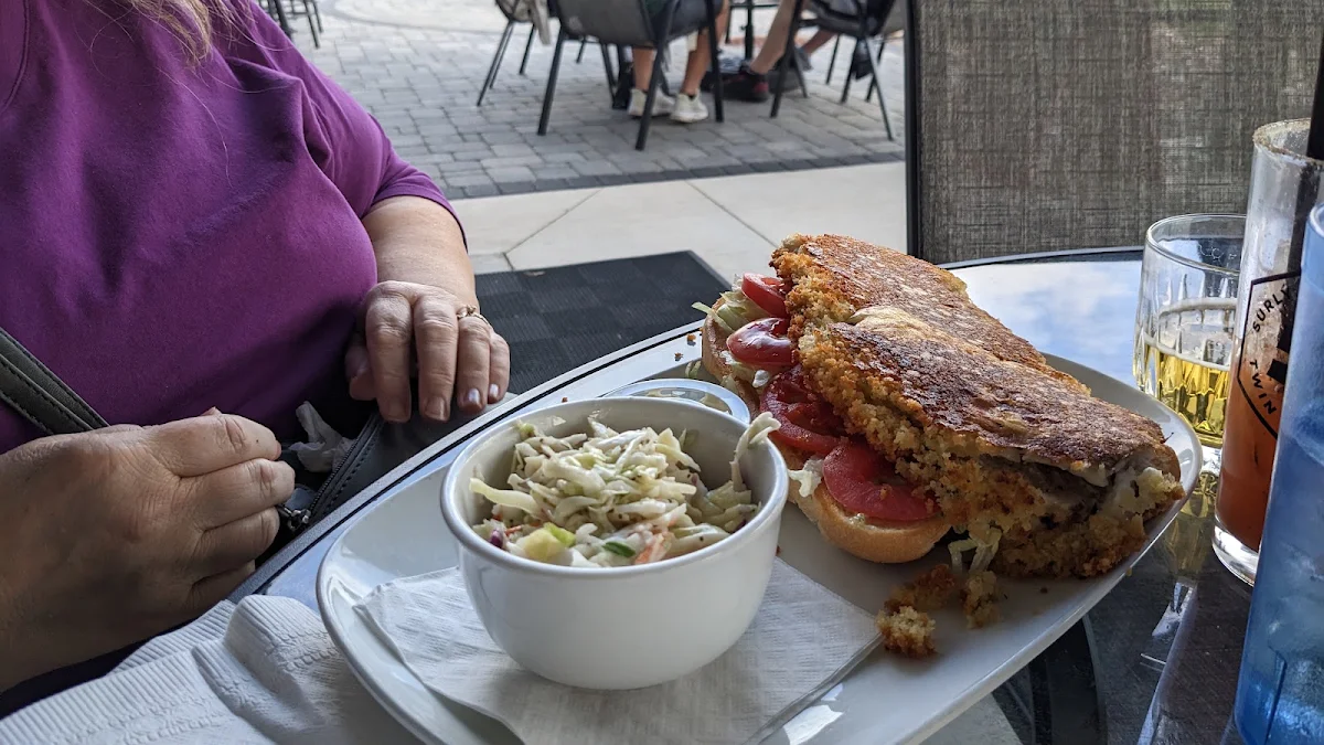 Parmesan Crusted White Fish Sandwich