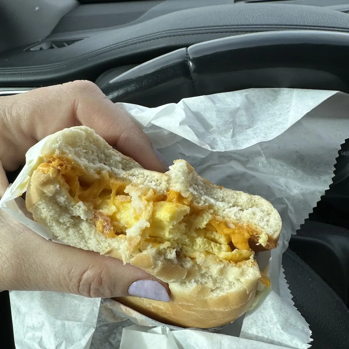 Bacon Egg Cheese Bagel Sandwich