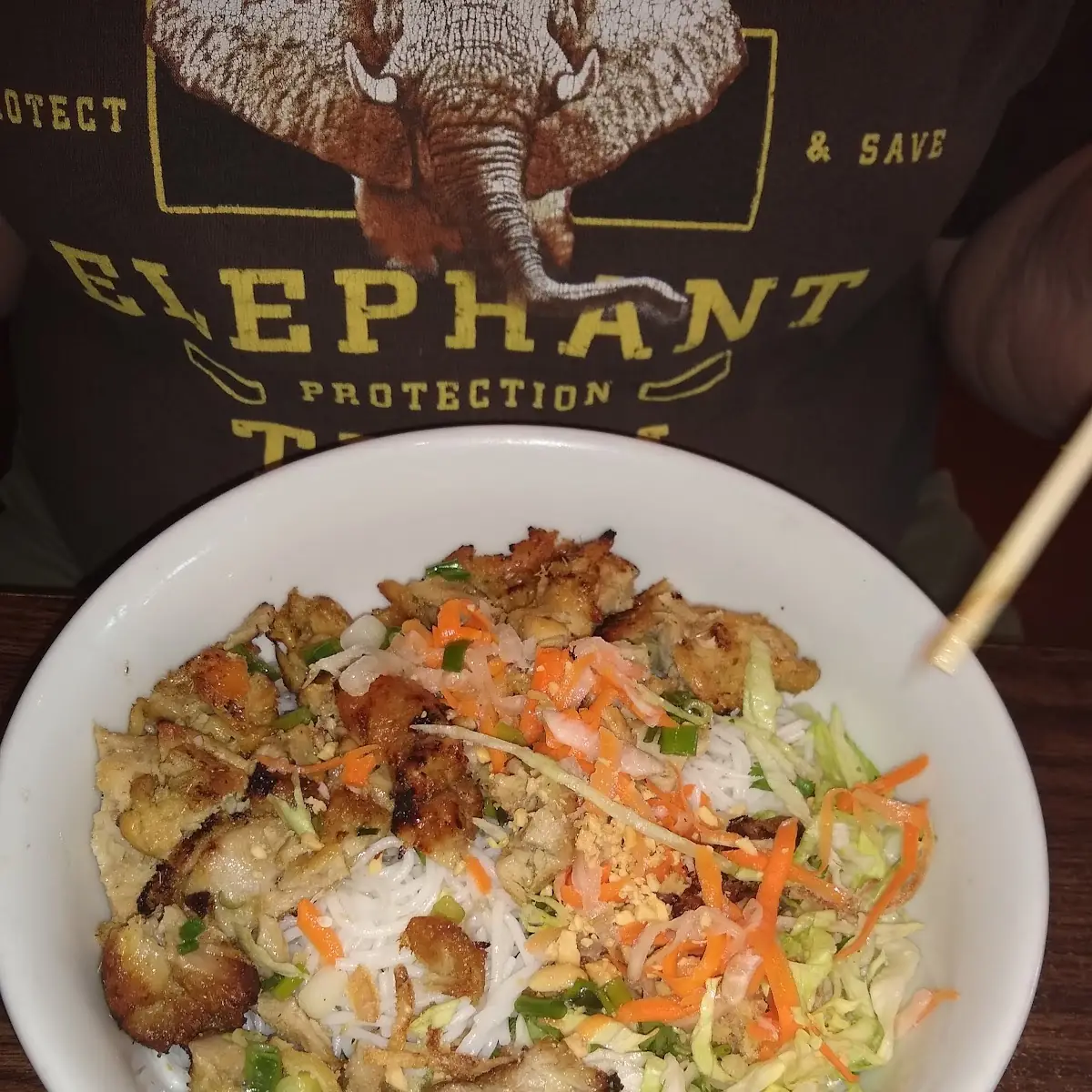 44-stir fried vegetables &tofu over vermicelli