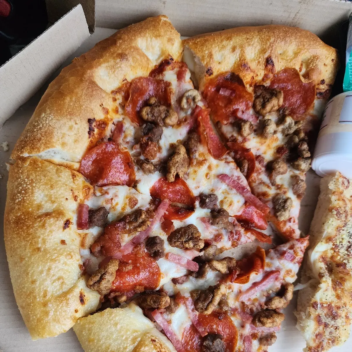 Stuffed Crust Meat Lovers Pizza