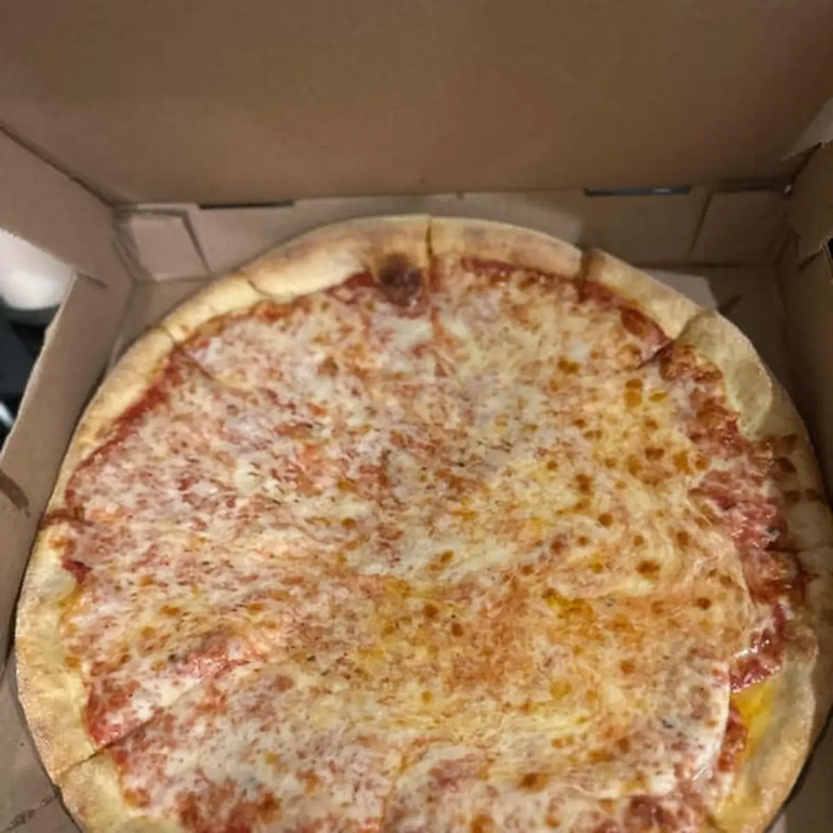 Sloppy Cold Cheese Pizza