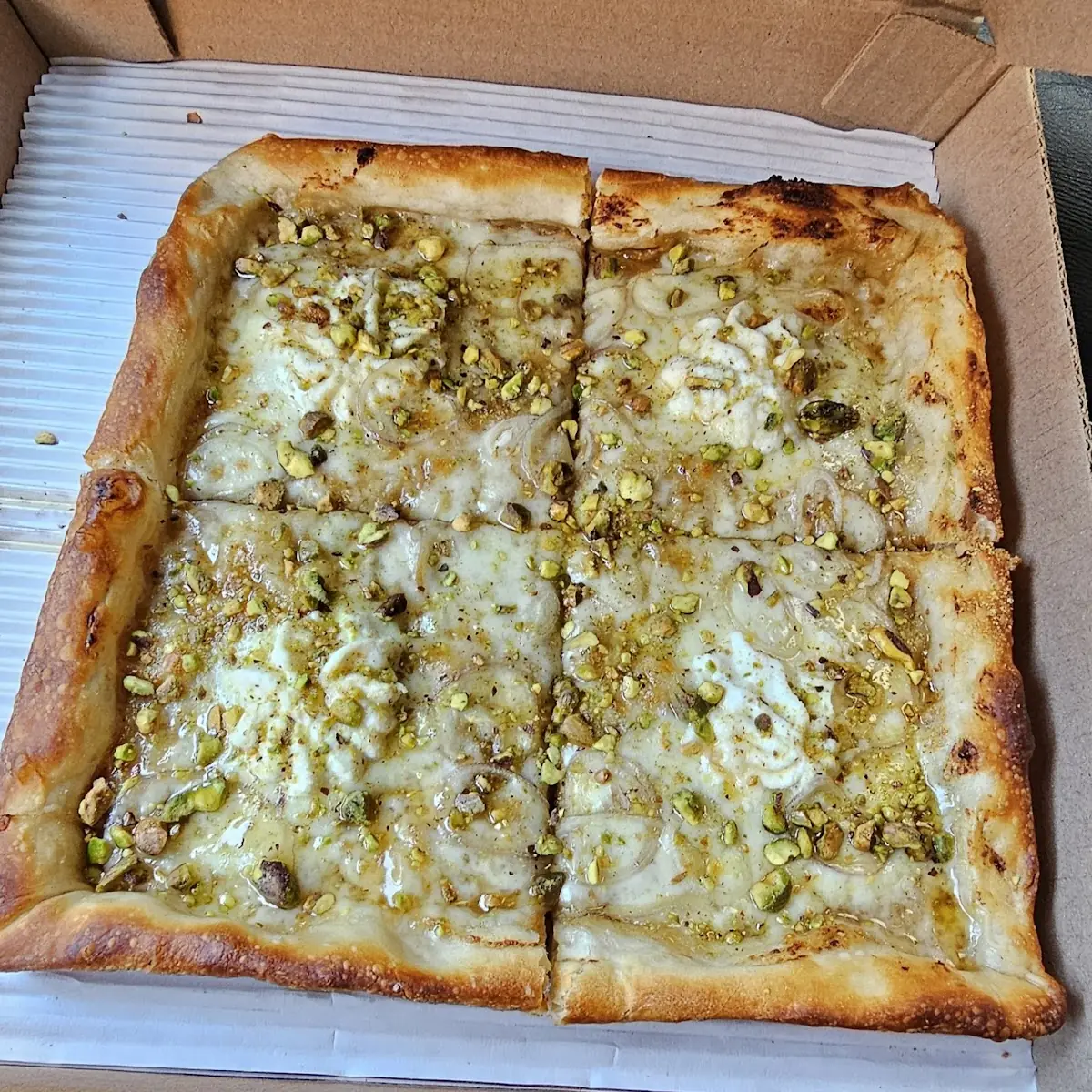 Hot Honey White Pizza