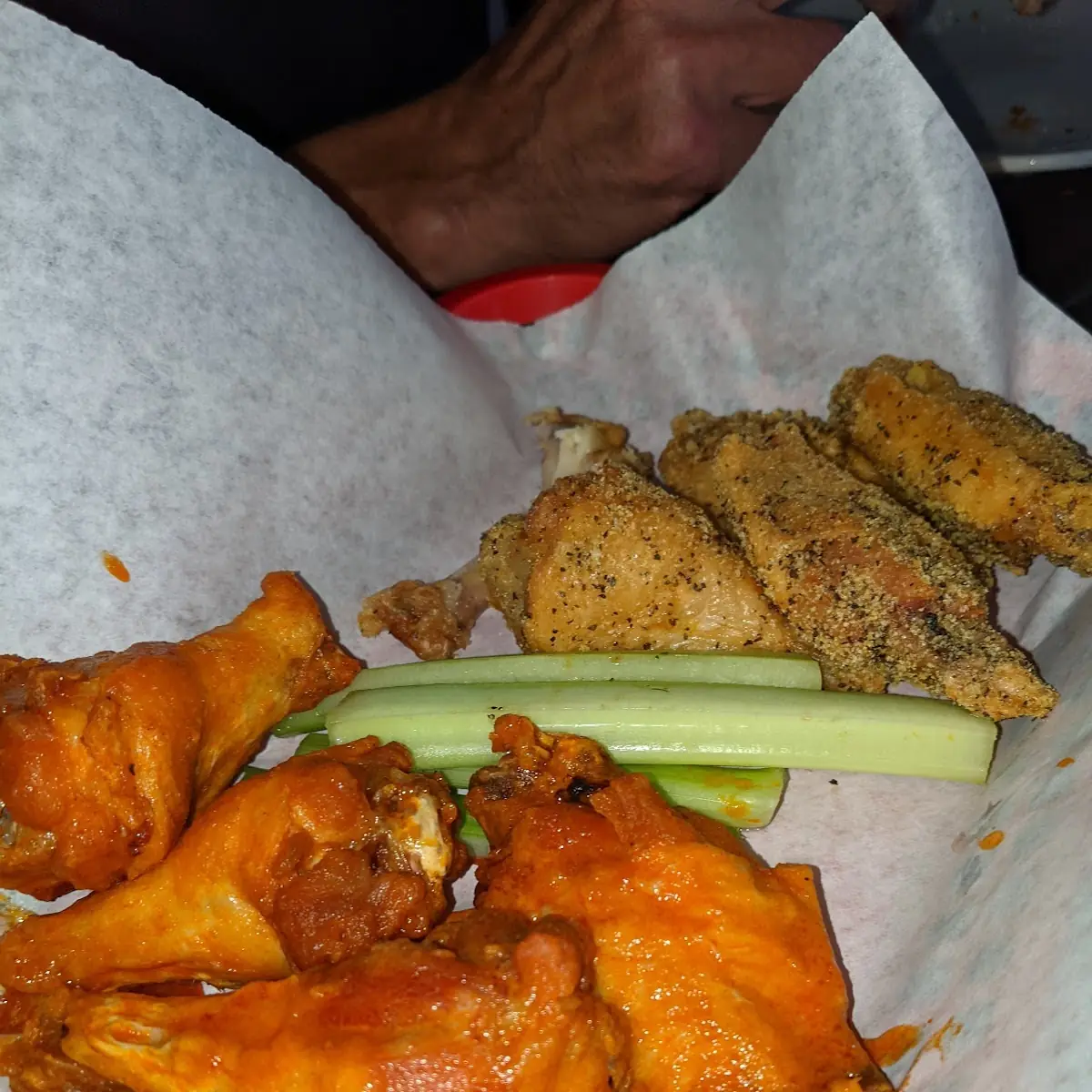 Wings Hot Buffalo & Lemon Pepper