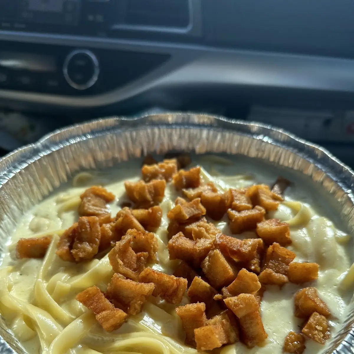 Fried Chicken Alfredo