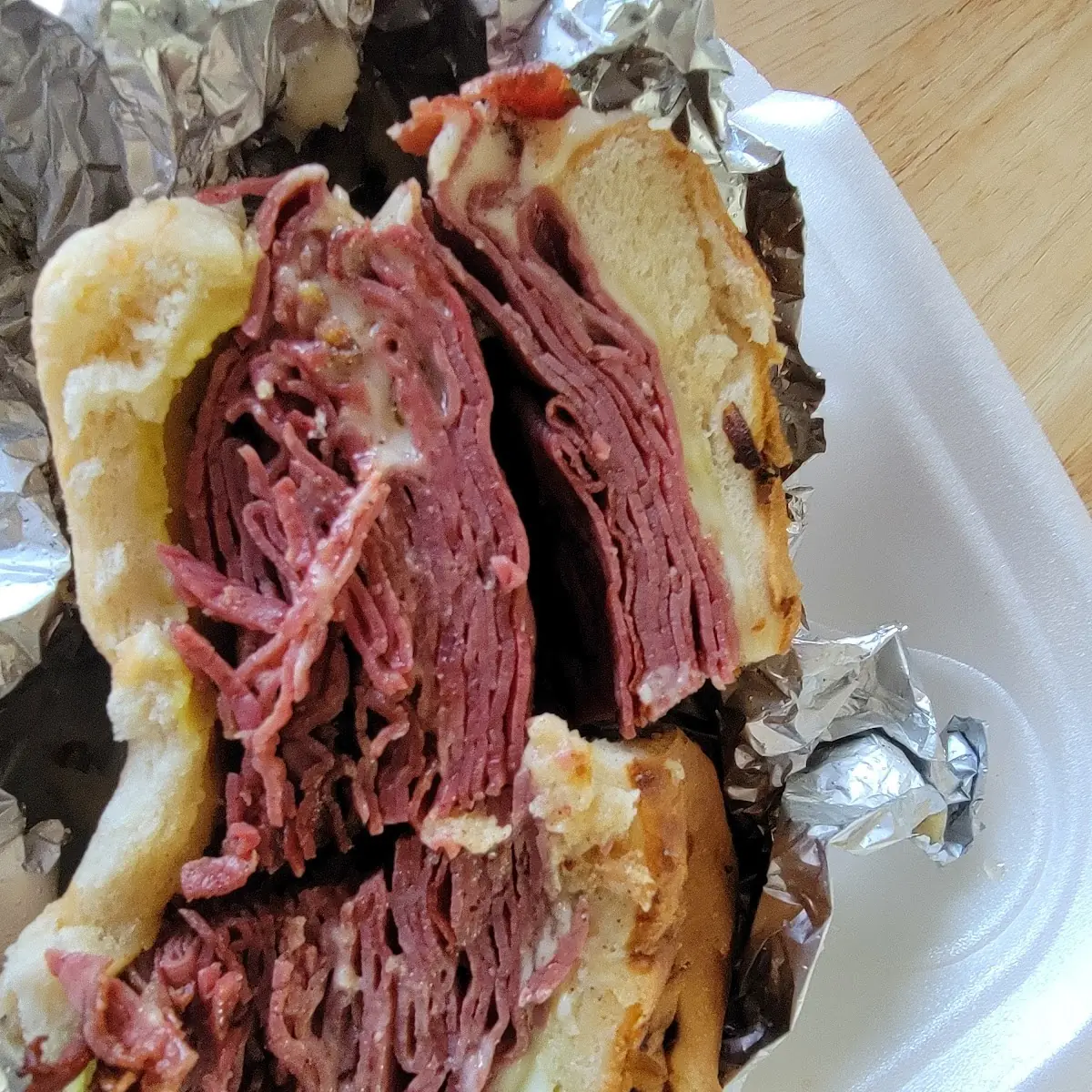 Giant Corned Beef Sandwich