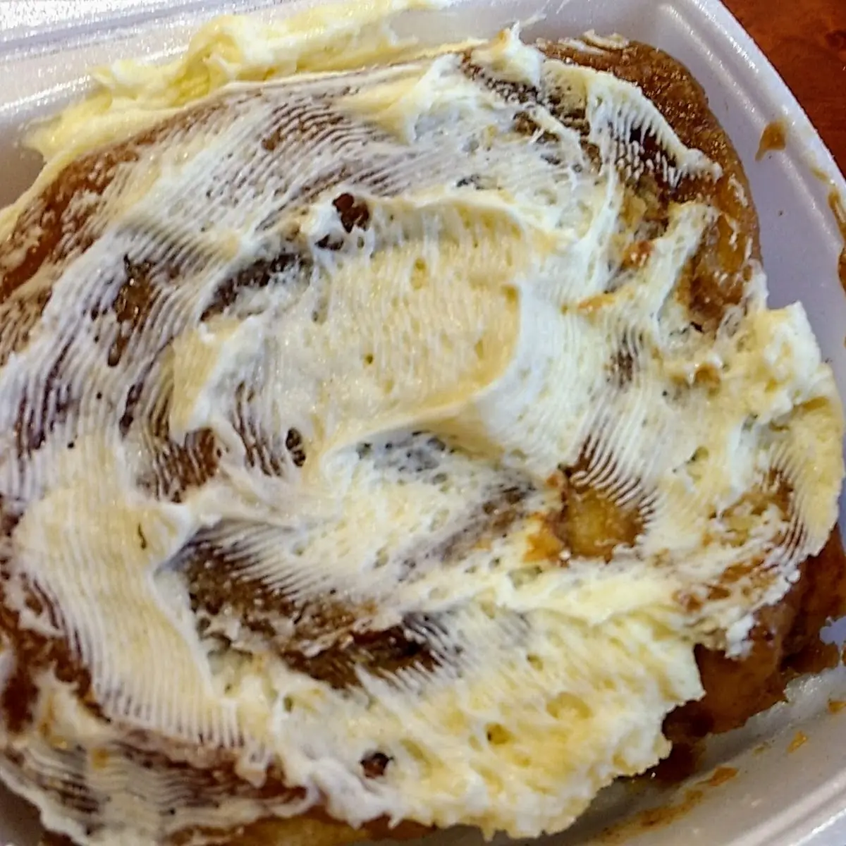 Sticky Bun with Cream Cheese