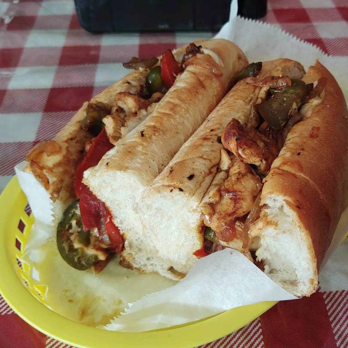 Teriyaki Chicken Sub w Jalapenos