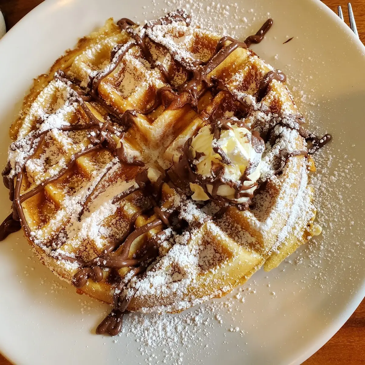 Banana Walnut Waffle