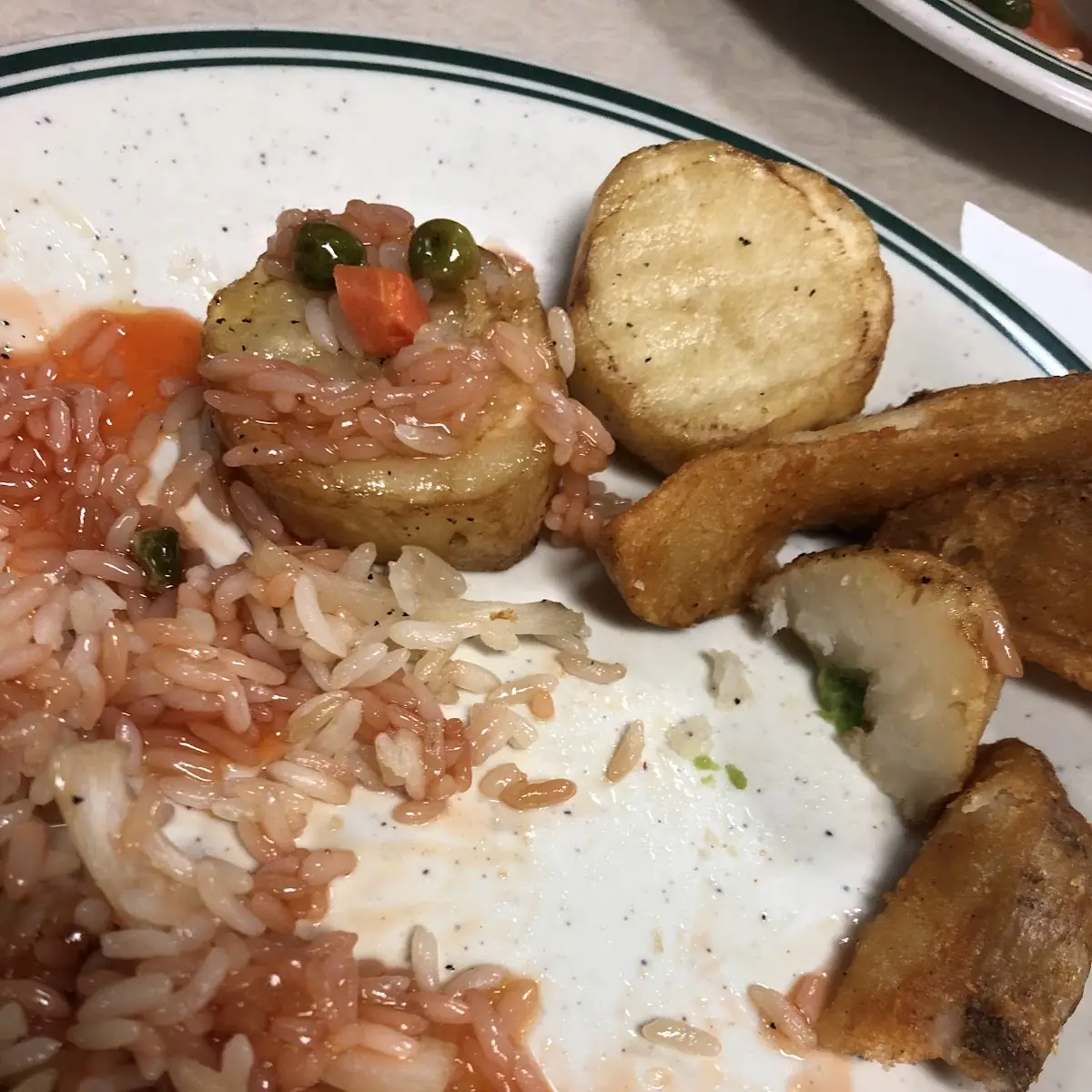 Steamed Rice and Potatoes