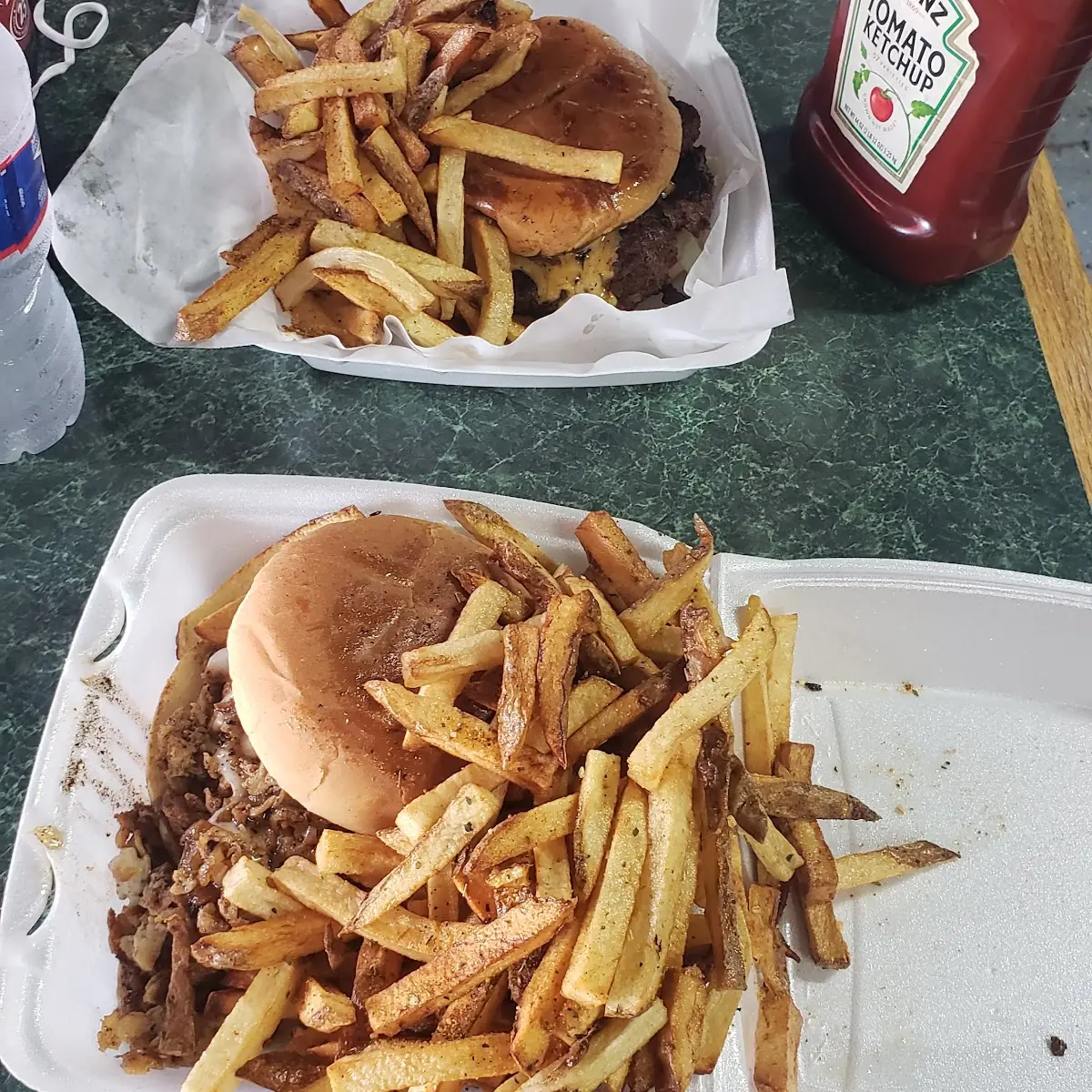 Chicken Philly Cheese Steak Sandwich