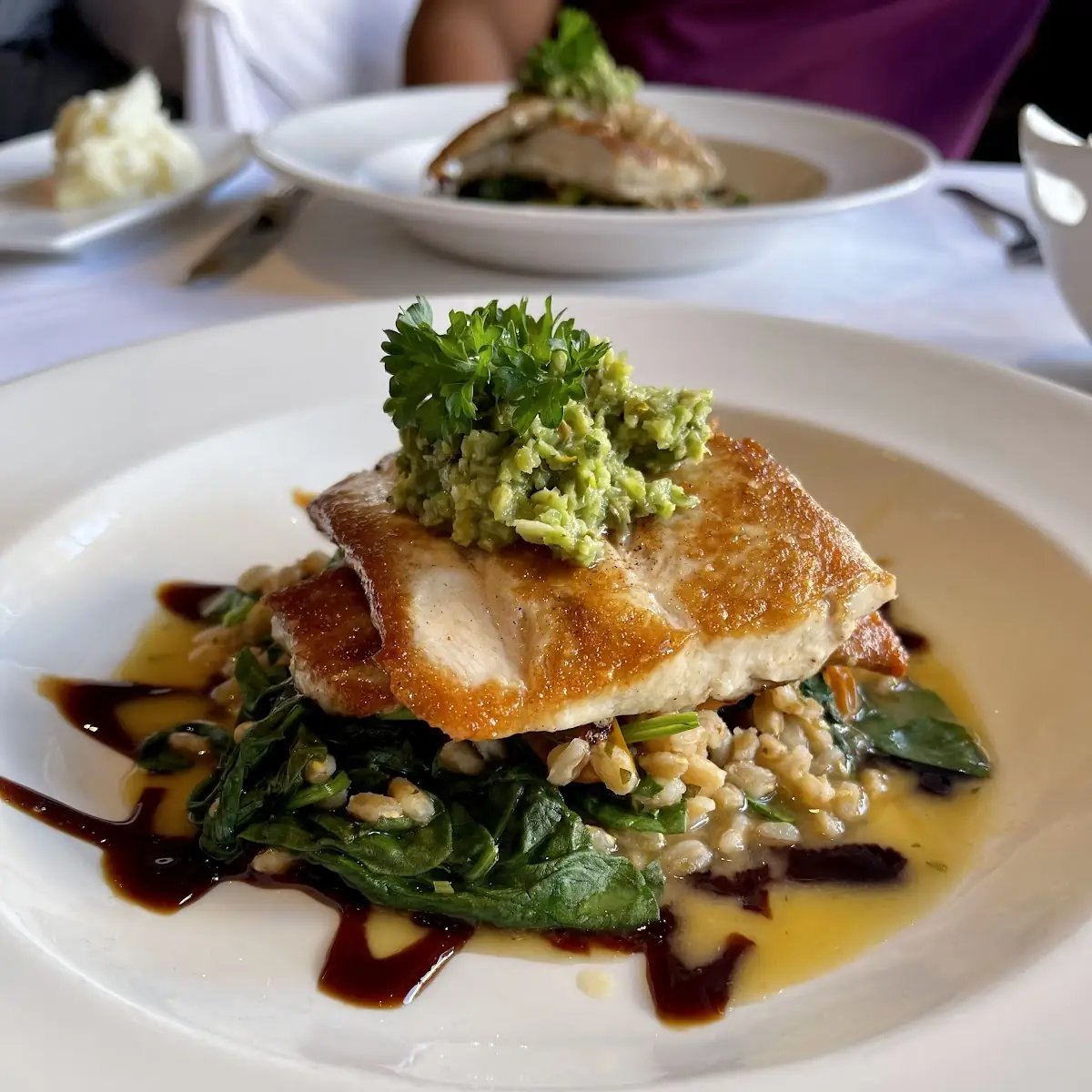 Pan-Seared Chilean Sea Bass