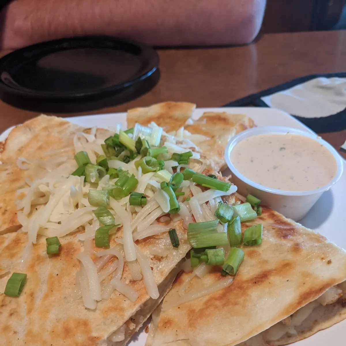 Crab and Shrimp Quesadilla