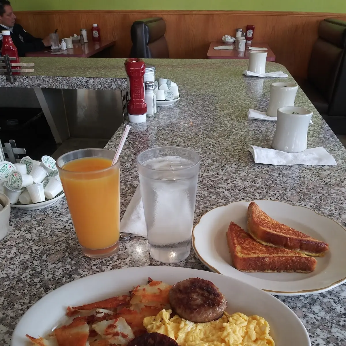 Scrambled Eggs and Toast and Jam
