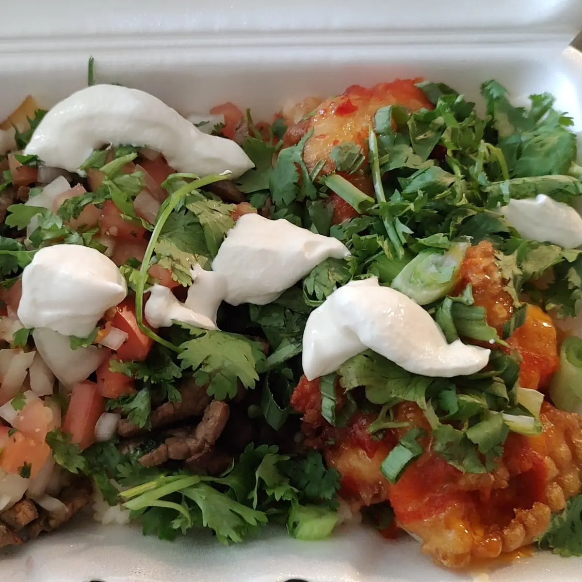 Rice Bowl with Steak and Shrimp
