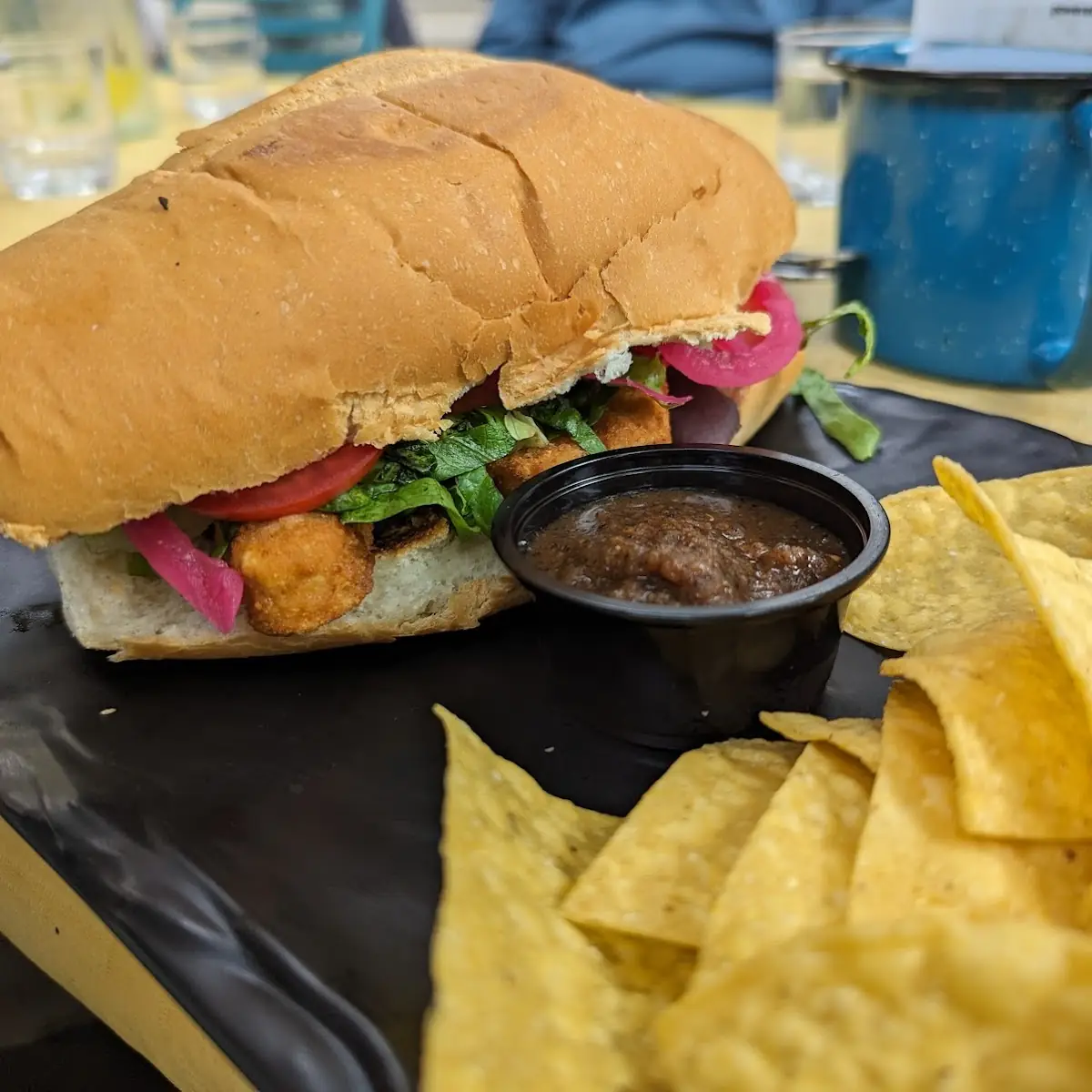 Torta De Vegan Fried Chicken