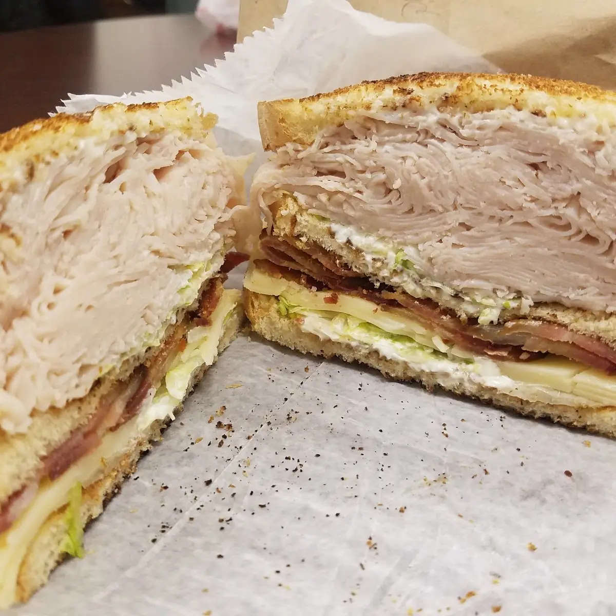 Turkey Bacon Double Decker