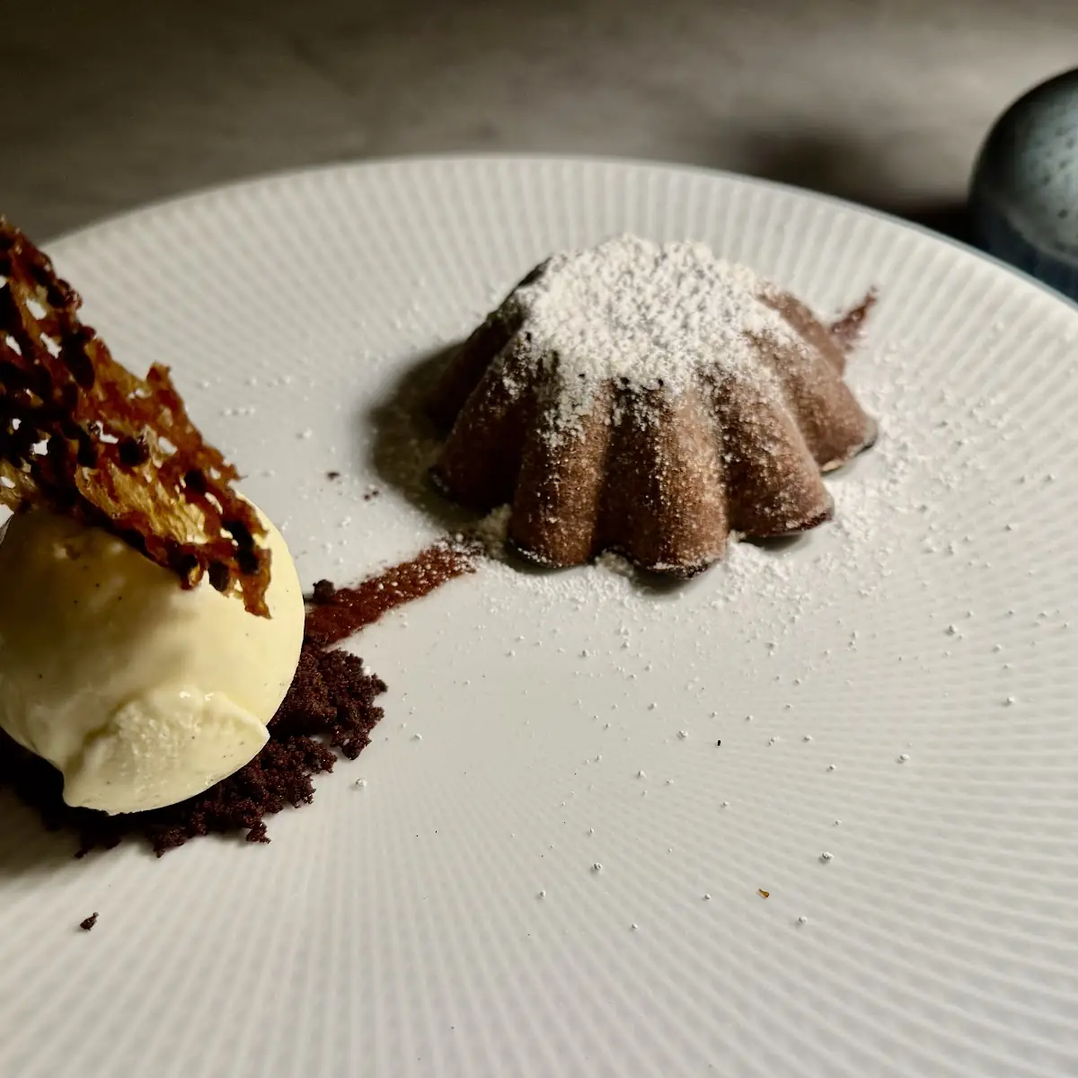 Chocolate Lava Cake with Ice Cream