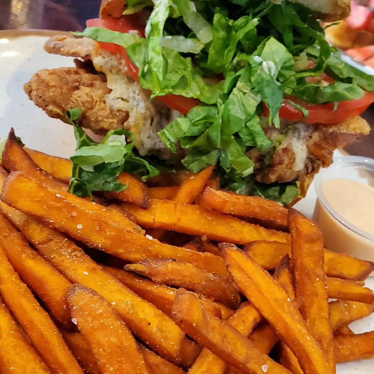 Fried Chicken Ranch Sandwich