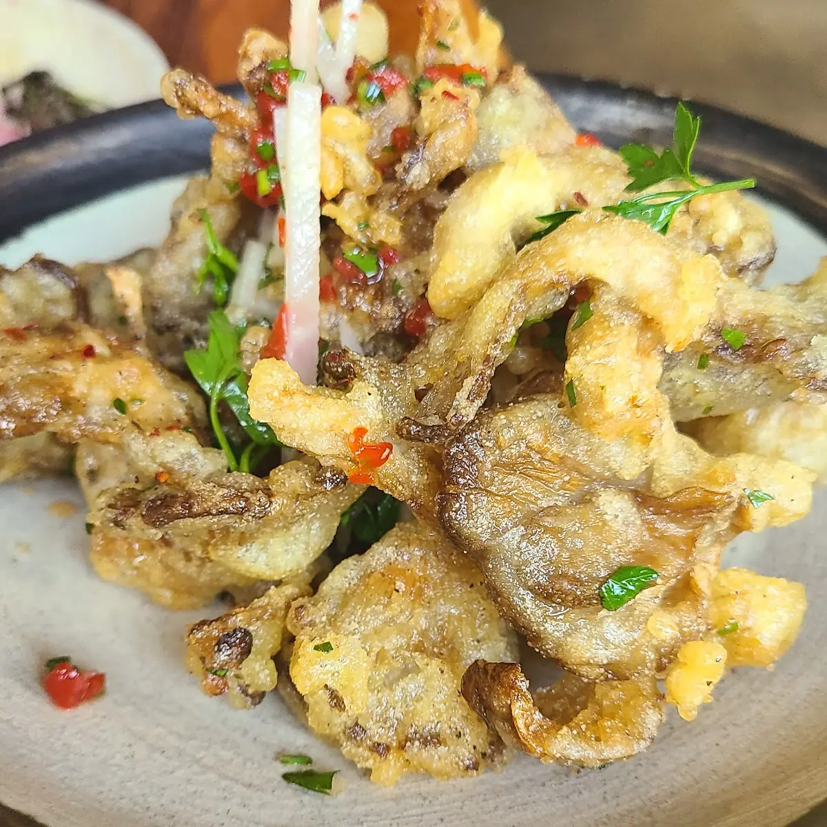 Fried Oyster Mushrooms