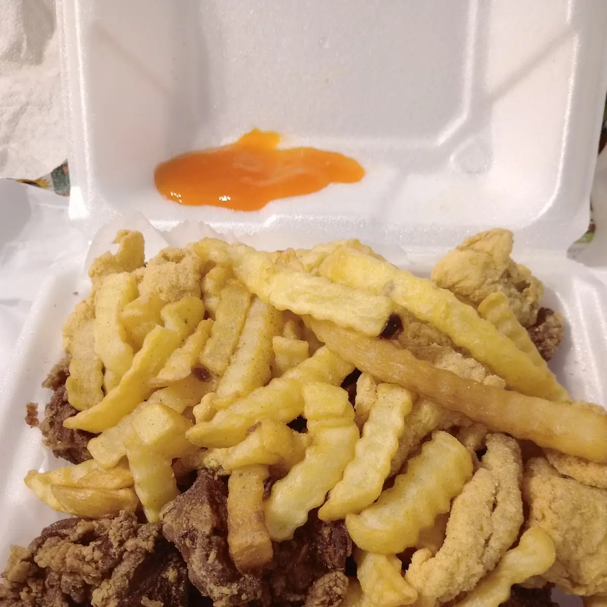 Fried Chicken Liver and Catfish Nuggets