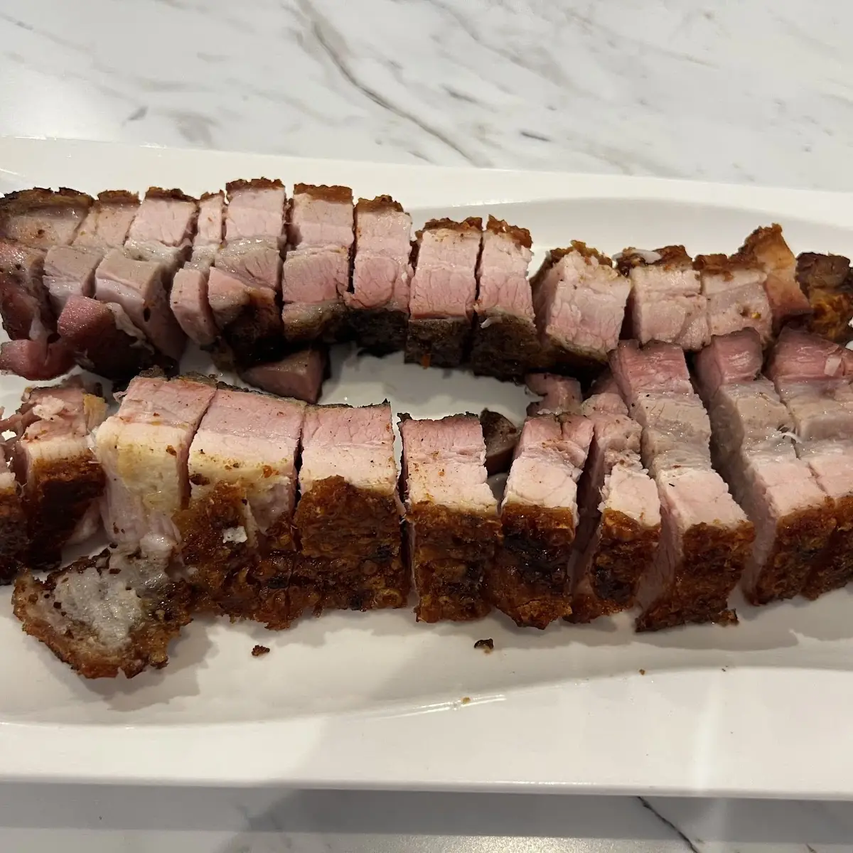 Roasted Pork Belly with Sauce