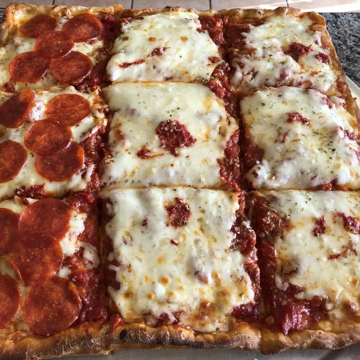 Special- Sicilian Cheese Pizza Square