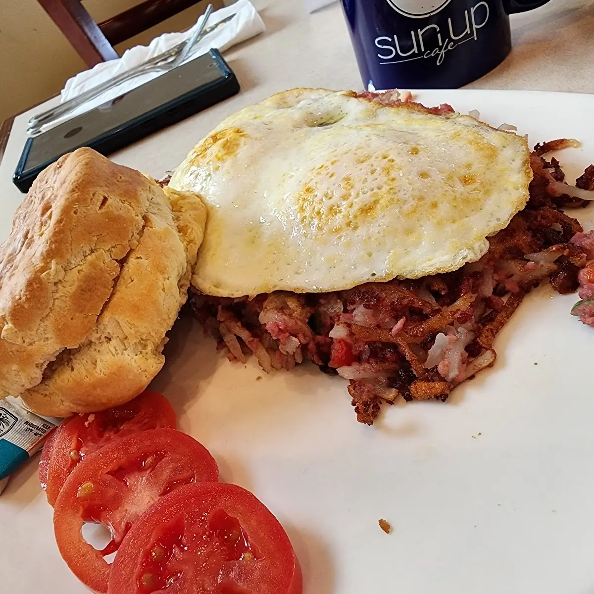 Corned Beef Hash & Eggs