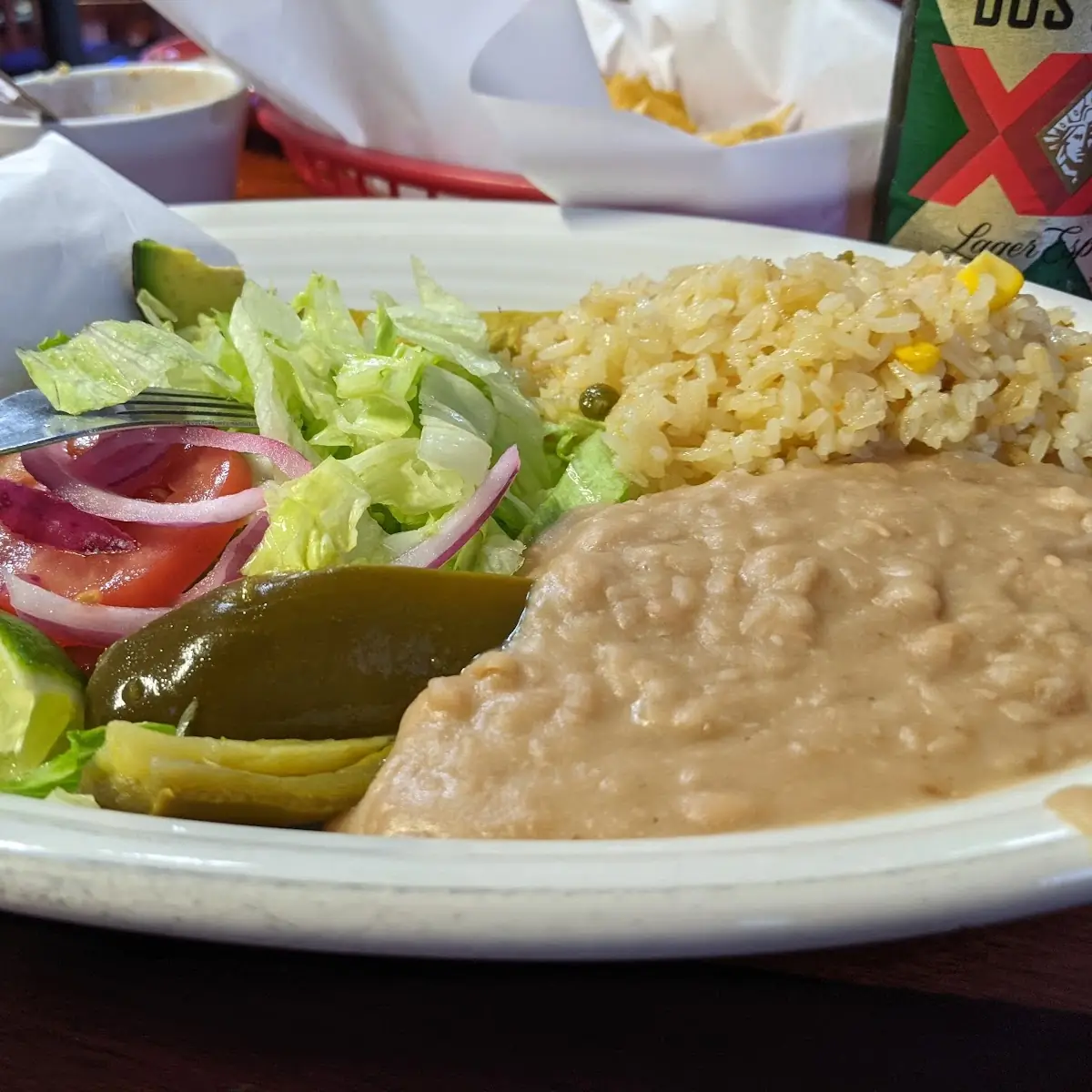 Carne Asada Burrito Plate