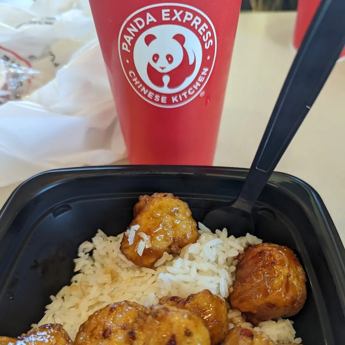 Beyond Orange Chicken with White Rice