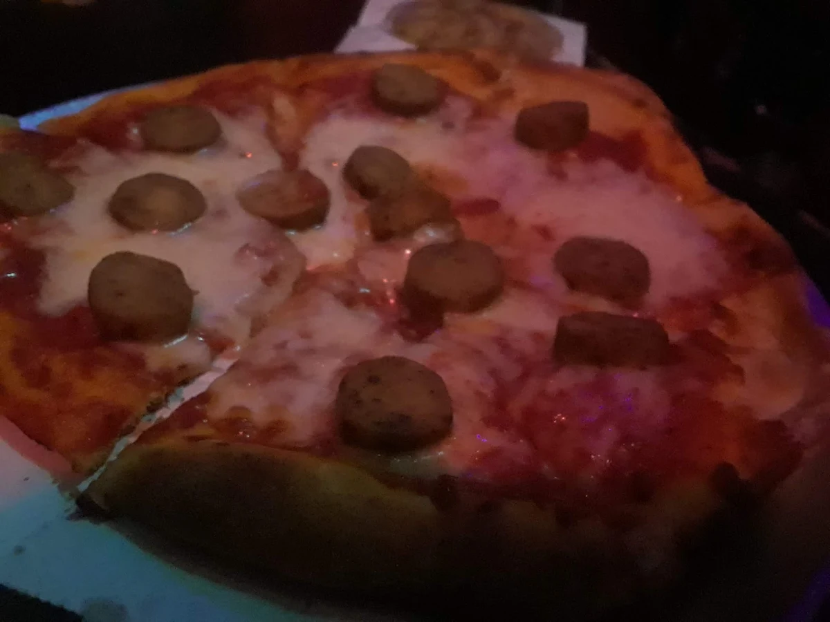 Vegan Sausage Pizza