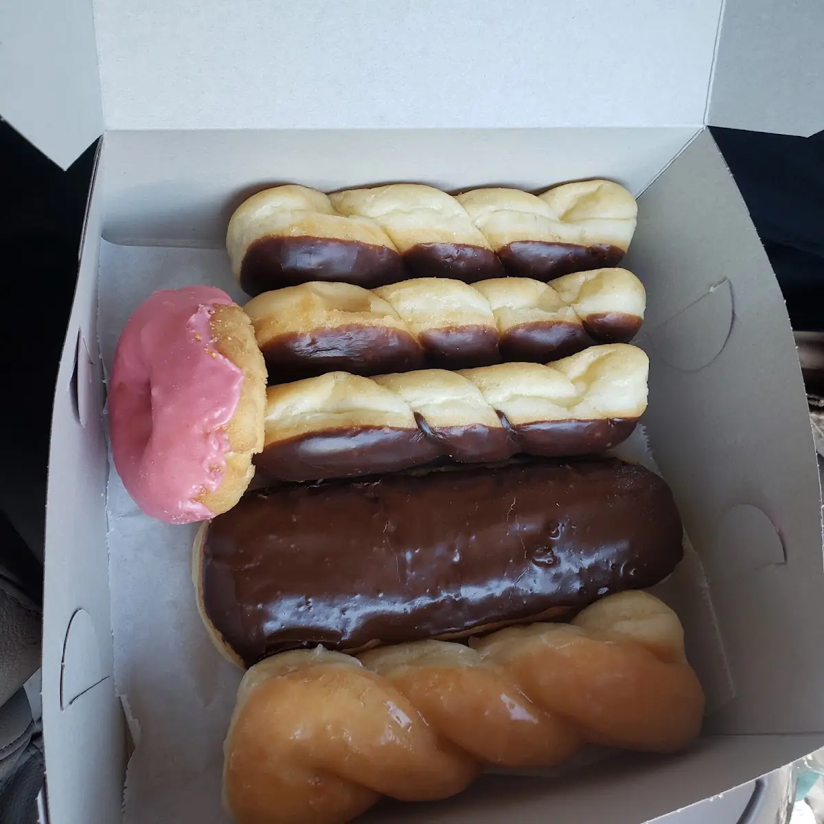 Chocolate Twist and Long John
