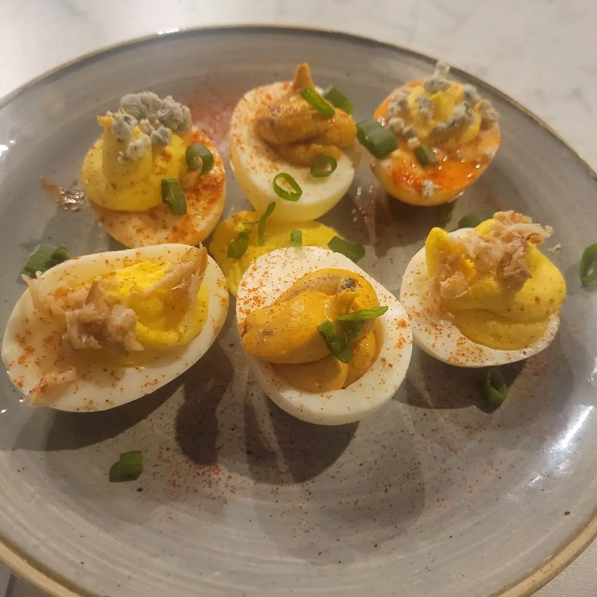 Deviled Eggs Crab
