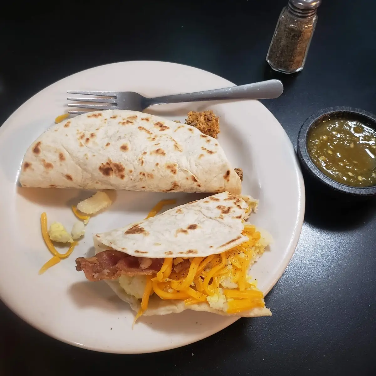 Ham & Egg Taco