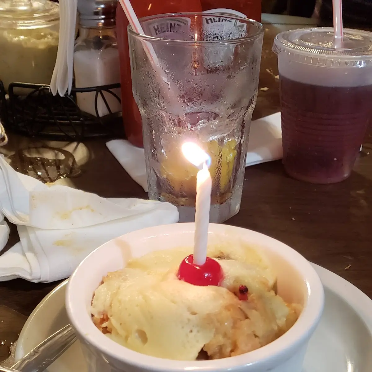 Bread Pudding Birthday Cake