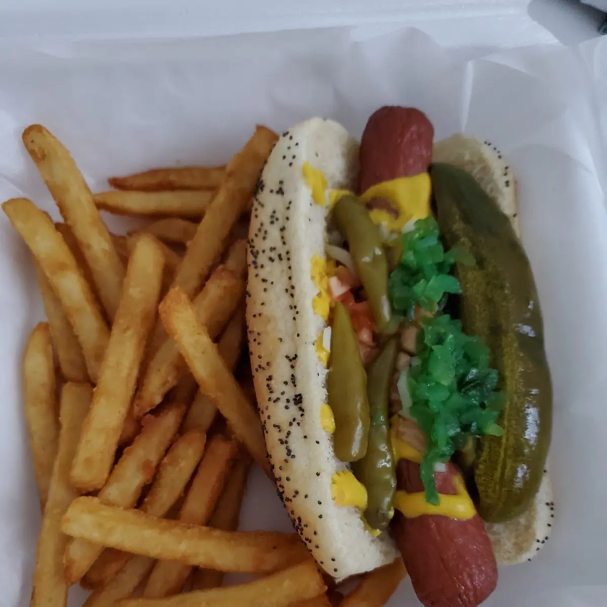 Deep Fried Chicago Dog