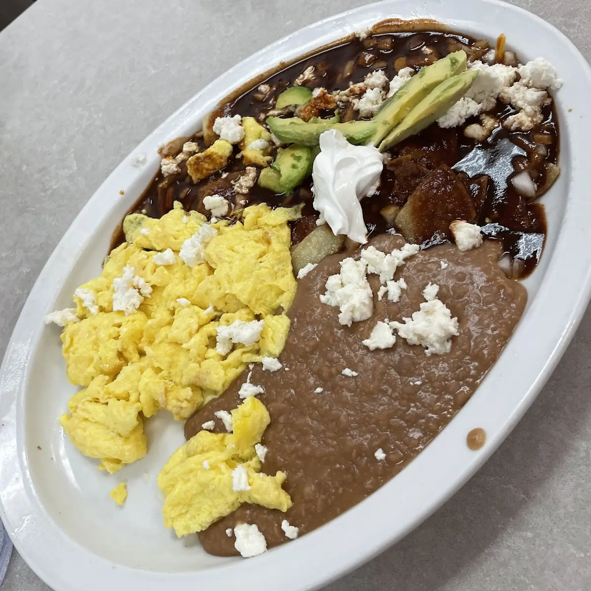 Chilaquiles Plate I Do Egg White