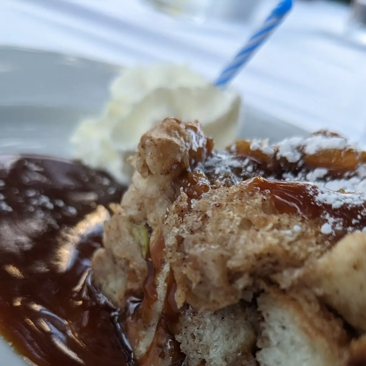 Bread Pudding with House Whisky Caramel Sauce