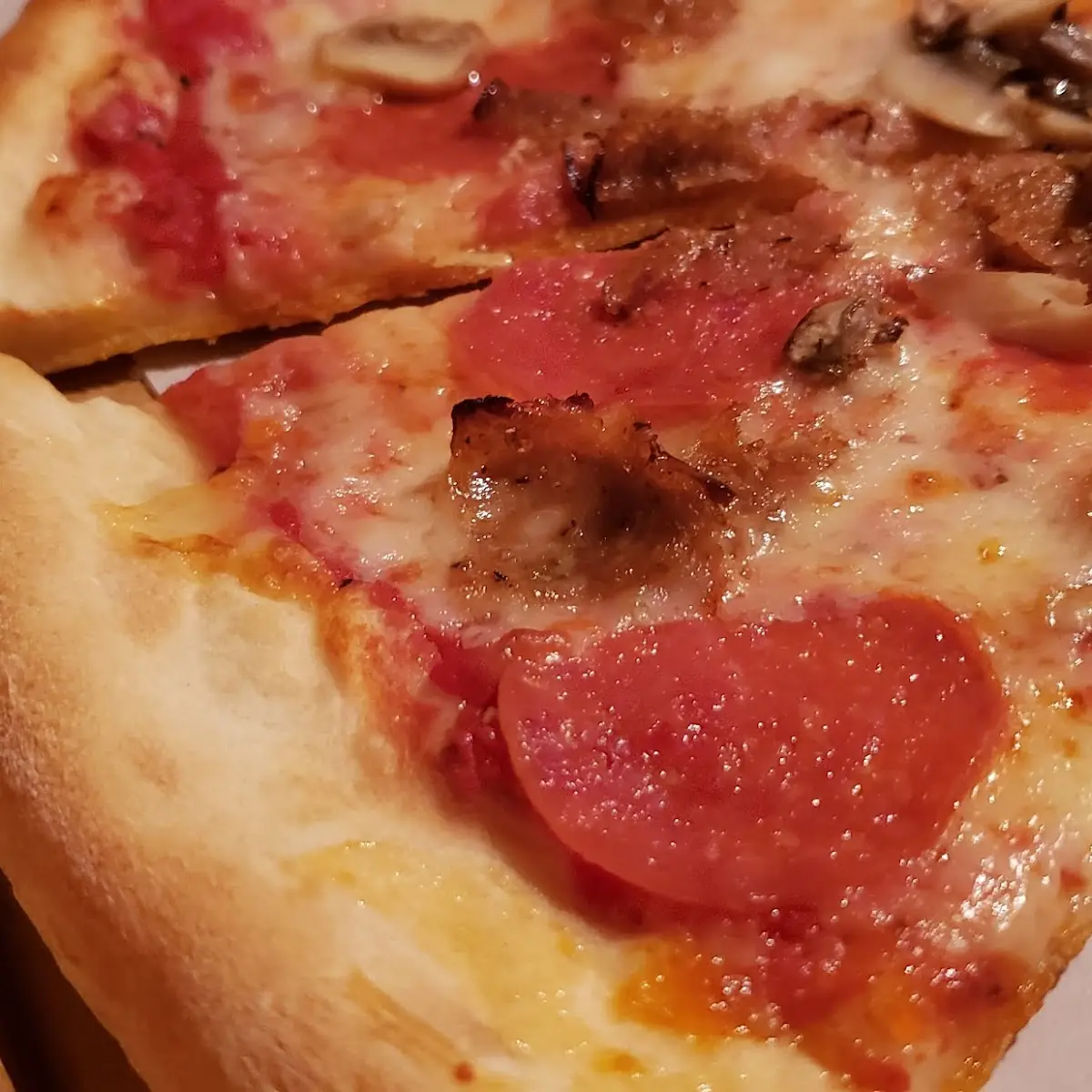 Pepperoni and Sausage Pizza
