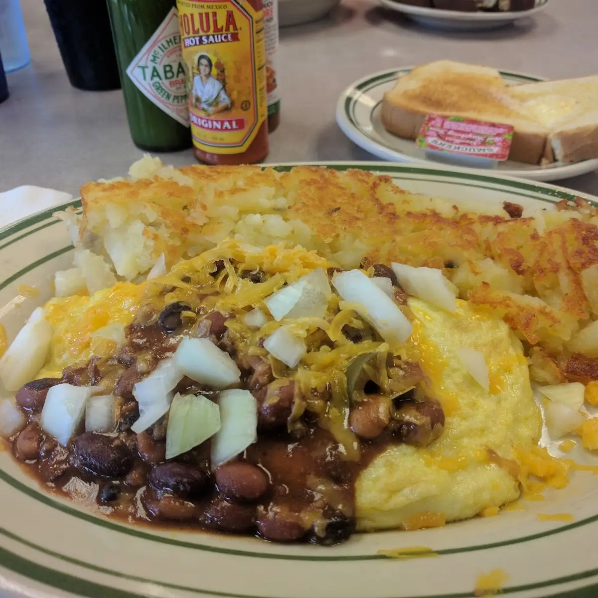 Chili Cheese Omelette