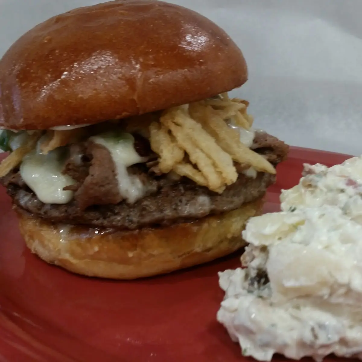 Philly Cheese Steak Burger